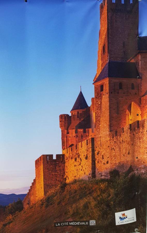 Ma Pierre A L'Edifice, Face A La Cite Vue Sublime, Studio Avec Terrasse Carcassonne Zewnętrze zdjęcie